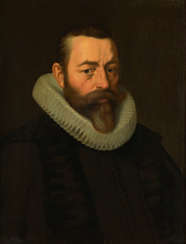 Portrait of Pieter Dircksz Hasselaer, Cornelis van der Voort (copy after), after c. 1610 Canvas Print