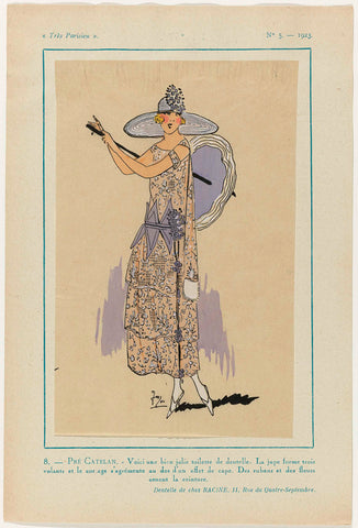 Très Parisien, 1923, No 5: 8.- PRÉ CATELAN. - Here is a good..., anonymous, 1923 Canvas Print