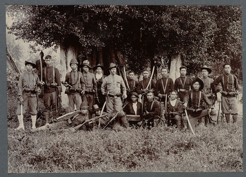 First Lieutenant Albert Laman Trip with Brigade of the Marechaussee Corps, anonymous, 1910 - 1913 Canvas Print