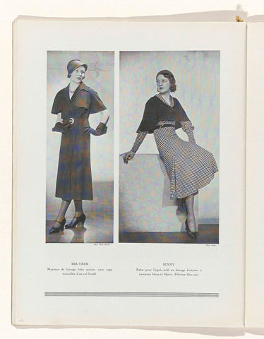 Art - Goût - Beauté, Feuillets de l' élégance féminine, June 1932, No. 142, 12th Year, p. 26, Isabey, 1932 Canvas Print