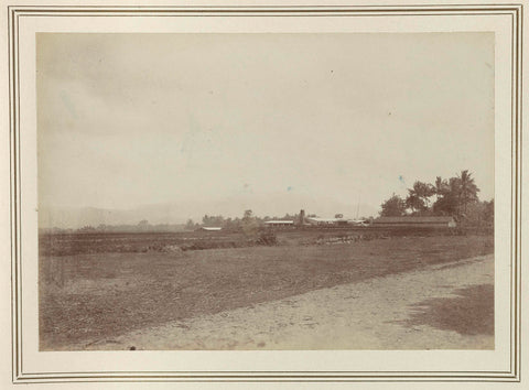 Field and barns, Kassian Céphas, 1886 Canvas Print