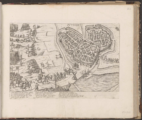 Intake of Zutphen, 1591, Frans Hogenberg (workshop of), 1591 - 1593 Canvas Print