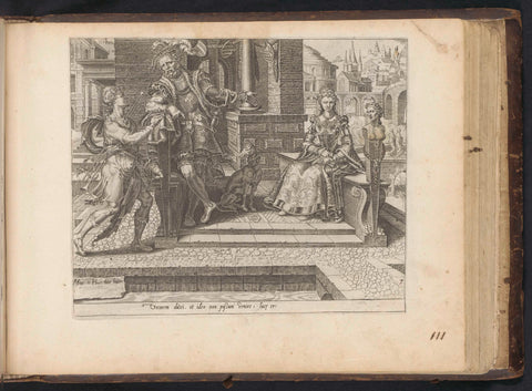 Third pretext: the man who had just married, Dirck Volckertsz. Coornhert, 1646 Canvas Print