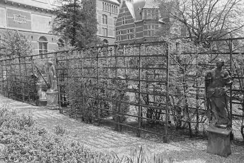 Part of the south façade and the Villa seen in a northeasterly direction, 1979 Canvas Print