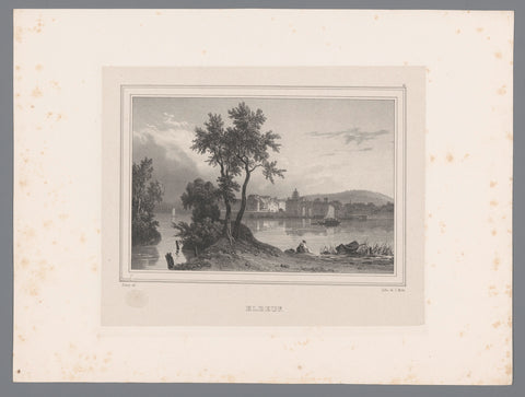 View of Elbeuf, Isodore-Laurent Deroy, 1829 - 1831 Canvas Print