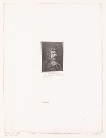 Portret van Paul Pellisson-Fontanier, Bernard Romain Julien, 1830 Canvas Print