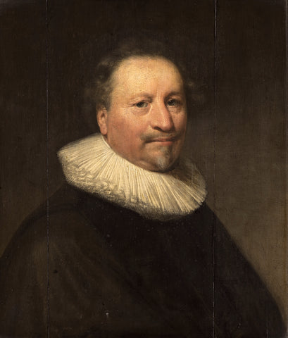 Portrait of a Man, possibly Jan Doublet (1580-1650), Jan Antonisz van Ravesteyn, 1634 Canvas Print