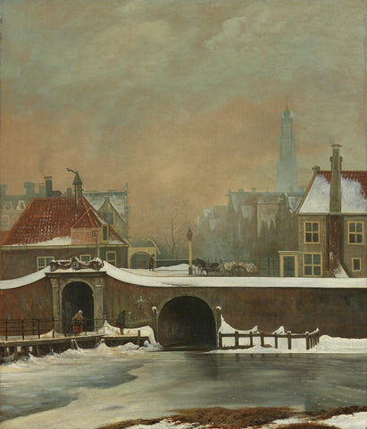 The Raampoortje in Amsterdam, Wouter Johannes van Troostwijk, 1809 Canvas Print