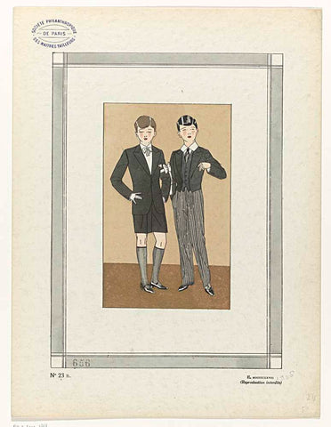 Philanthropic Society of Master Tailors, 1928, No. 23 B, Nr. 656, anonymous, 1928 Canvas Print