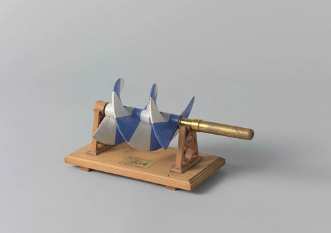 Model of a Double-Threaded Archimedean Screw Propeller, P.N. Rijk (attributed to), D. van den Bosch (attributed to), 1844 Canvas Print