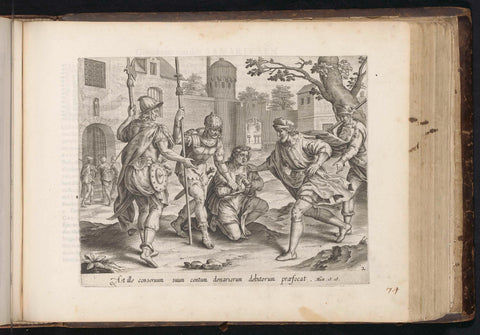 The Ruthless Slave Has His Debtor Imprisoned, Anonymous, 1646 Canvas Print