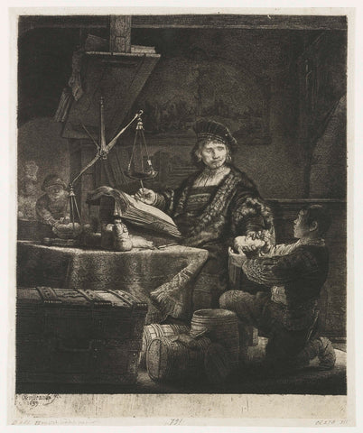 Jan Uytenbogaert, Rembrandt van Rijn, 1753– 1787 Canvas Print