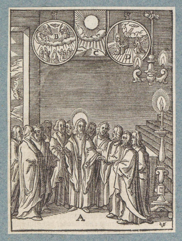 Christ preaches over prayer, Christopher of Shechem (II), 1629 Canvas Print