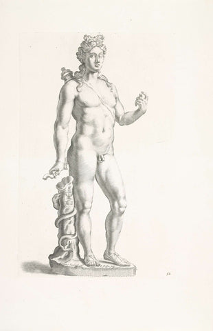 Statue of Apollo, Reinier van Persijn, 1640 Canvas Print