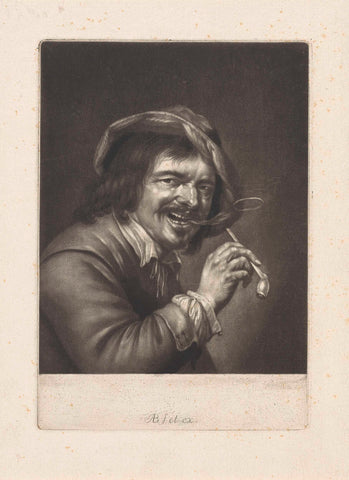 Man with a Pipe (The Smell), Abraham Bloteling, 1652 - 1690 Canvas Print