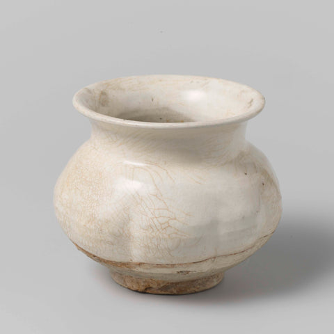 Jar with fluted sides, anonymous, c. 960 - c. 1279 Canvas Print