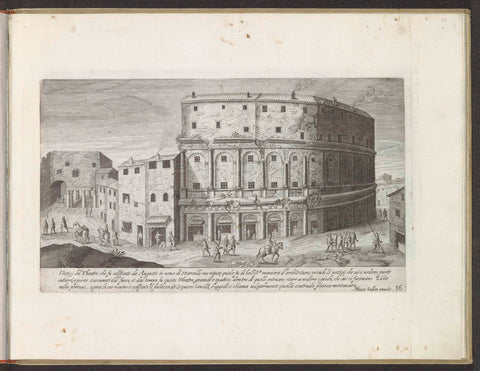 Theatre of Marcellus, Aegidius Sadeler, 1624 - 1650 Canvas Print