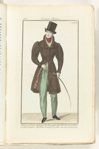 Journal des Dames et des Modes 1825, Costume Parisien (2358), anonymous, 1825 Canvas Print