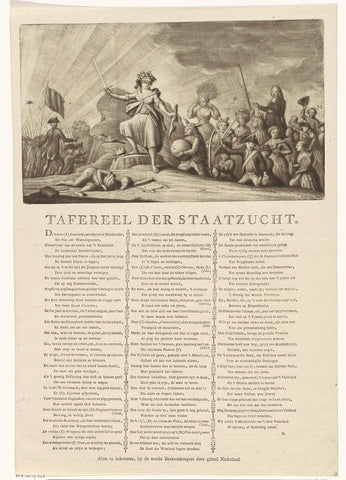 Allegory on the Greed, 1786, Rienk Jelgerhuis, 1786 Canvas Print