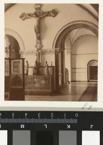 Room 173 with ecclesiastical architecture from the 13th century around 1900, 1900 - 1920 Canvas Print