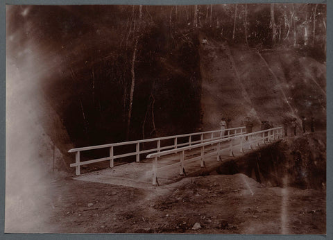 Bridge on the Gajoweg, anonymous, 1903 - 1913 Canvas Print