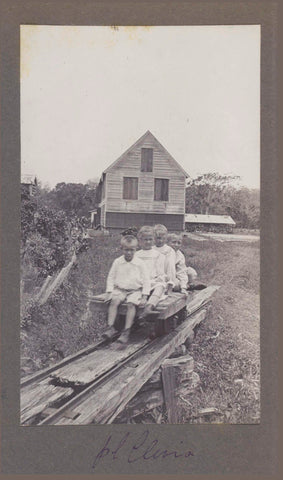 Children on Plantation Clevia, anonymous, 1912 Canvas Print