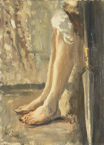 David's Legs, Jozef Israëls, 1899 Canvas Print