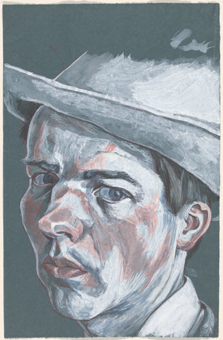 Self-portrait 1989 no. 53, Philip Akkerman, 1989 Canvas Print