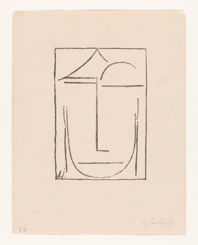 Untitled (Head), Alexei Jawlensky, 1922 Canvas Print