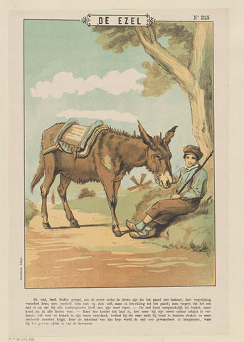 The donkey, Gordinne, 1894 - 1959 Canvas Print