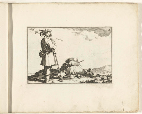 Twee jongens, Cornelis Bloemaert (II), 1700 - 1800 Canvas Print