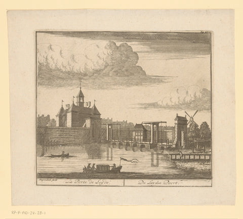 View of the Leidsepoort in Amsterdam, Daniël Stopendaal, 1772 Canvas Print