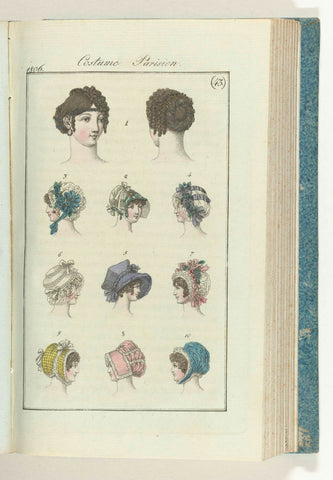 Journal des Dames et des Modes, editie Frankfurt 20 October 1806, Costume Parisien (43), anonymous, 1806 Canvas Print