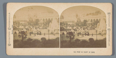 Champ de Mars at the World's Fair of 1900, anonymous, 1900 Canvas Print