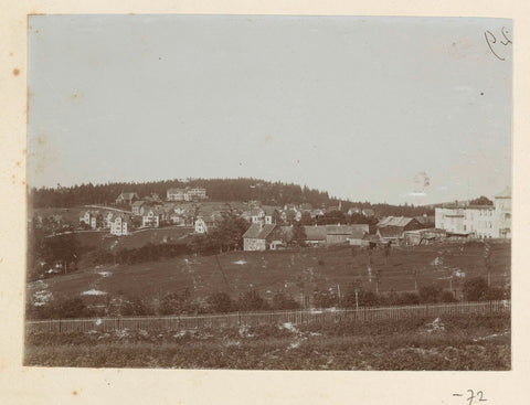 View of a town in the Harz, Geldolph Adriaan Kessler, c. 1903 Canvas Print