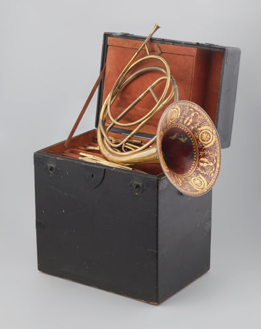 Invention horn (orchestral horn), Halary, c. 1830 - c. 1850 Canvas Print