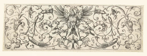 Eagle above three young eagles, Theodor Bang, c. 1600 - c. 1617 Canvas Print