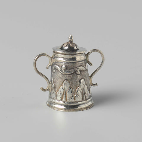 Sugar bowl, anonymous, c. 1814 - c. 1898 Canvas Print