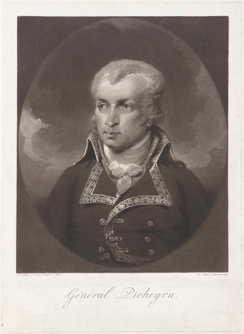 Portrait of General Charles Pichegru, Charles Howard Hodges, 1795 Canvas Print