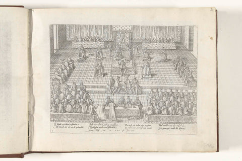 Meeting in Orléans, 1561, Frans Hogenberg, 1565 - 1573 Canvas Print