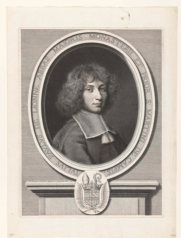 Portrait of Jules-Paul de Lionne, Robert Nanteuil, 1667 Canvas Print