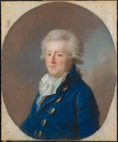 Carel Georg August (1766-1807), hereditary prince of Braunschweig-Wolfenbüttel. Husband of Frederica Louisa Wilhelmina (Louise), princess of Orange-Nassau, Johann Friedrich August Tischbein, 1785-1795 Canvas Print