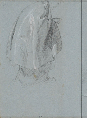 Hunched figure in a long cloak, Lorenzo Baldissera Tiepolo (circle of), c. 1751 Canvas Print