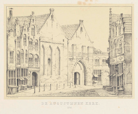 The Augustinian Church, Carel Frederik Bendorp (II), 1872 Canvas Print