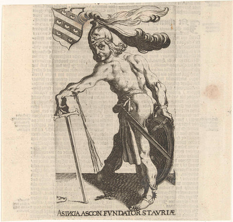 Asinga Ascon, Simon Frisius, 1622 Canvas Print