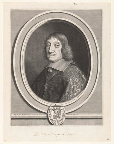 Portret van Léonor Goyon de Matignon, Robert Nanteuil, 1657 Canvas Print