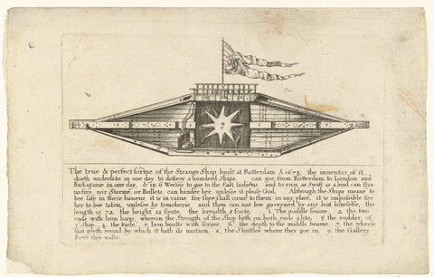 The Malle ship of Rotterdam, 1653, Wenceslaus Hollar, 1653 Canvas Print