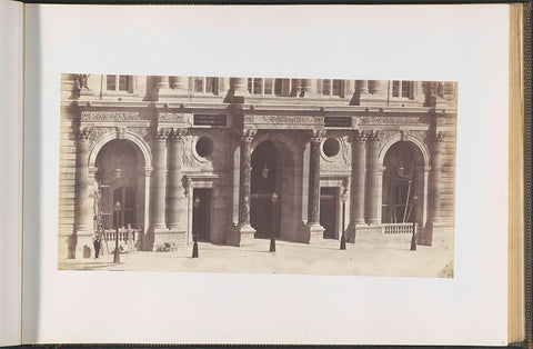 Ground floor of the Pavillon Sully in the Palais du Louvre, Édouard Denis Baldus, c. 1857 Canvas Print