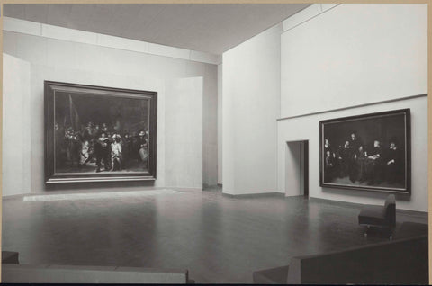 Night Watch Room with two paintings, 1959 Canvas Print