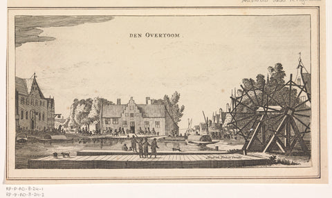 Overtoom, anonymous, 1665 - 1689 Canvas Print